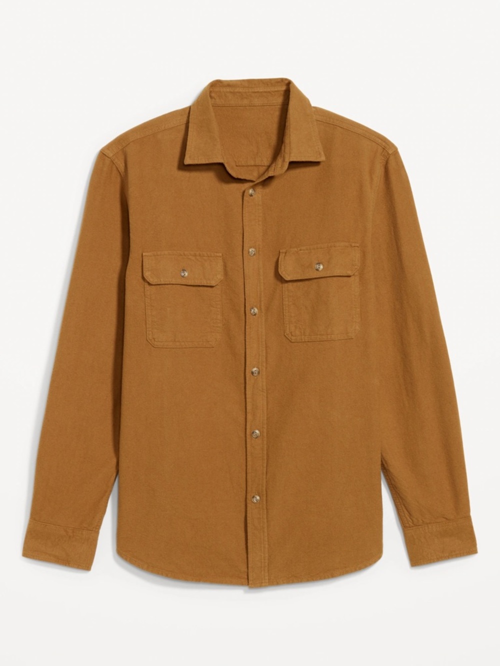 NWT Old Navy Men's XL Flannel Shacket - Tobacco Brown